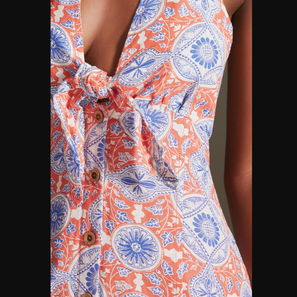 New Anthropologie Maeve Halter Slim Mini Dress - Small - Picture 2 of 7